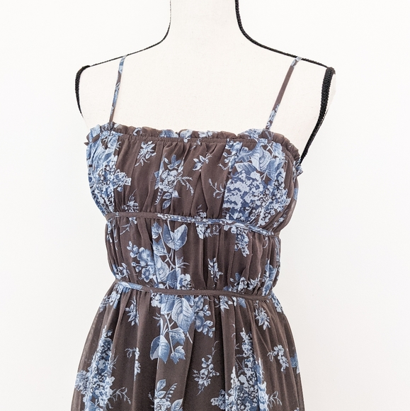 🌸FINAL DROP🌸NWT Storia Floral Ruffled Maxi Dress - Picture 2 of 4